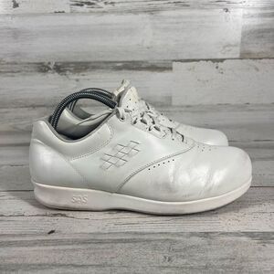 SAS Free Time Womens Shoes Bone Leather Walking Sneakers White‎ Size 8.5 US